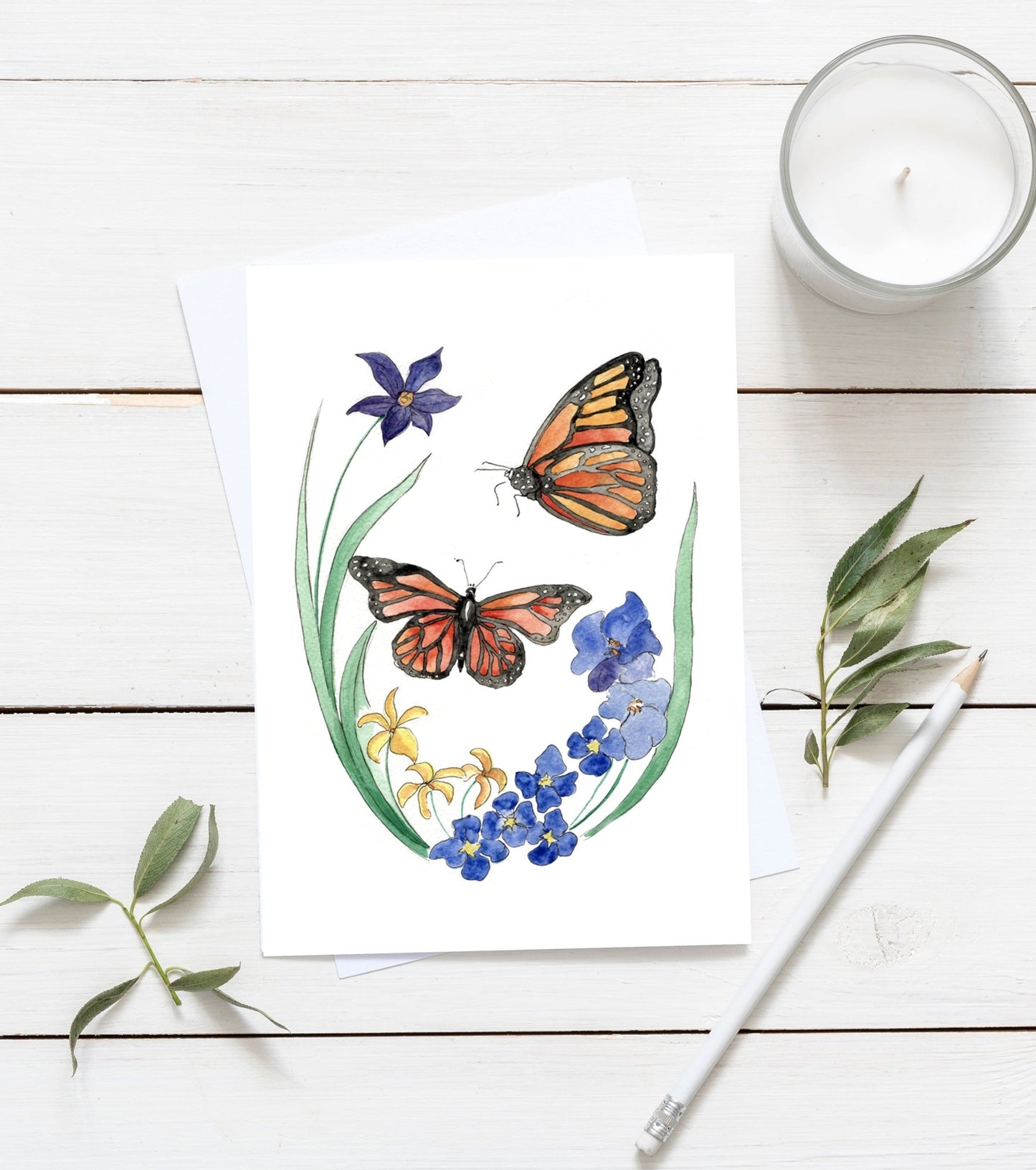 Monarch greeting card - tuiornottui.com