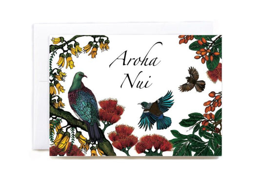 Aroha Nui Greeting Card