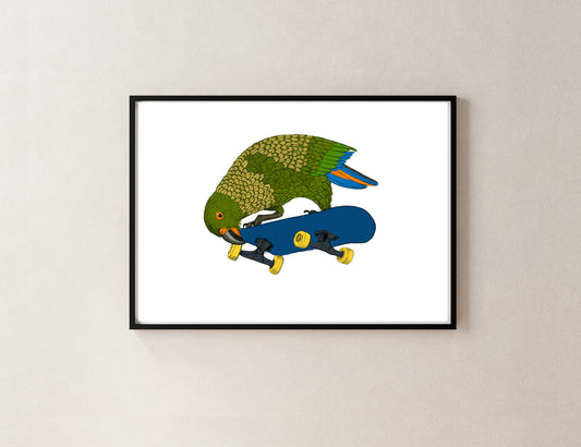 Kea Tweak – NZ Alpine Parrot Giclée Art Print