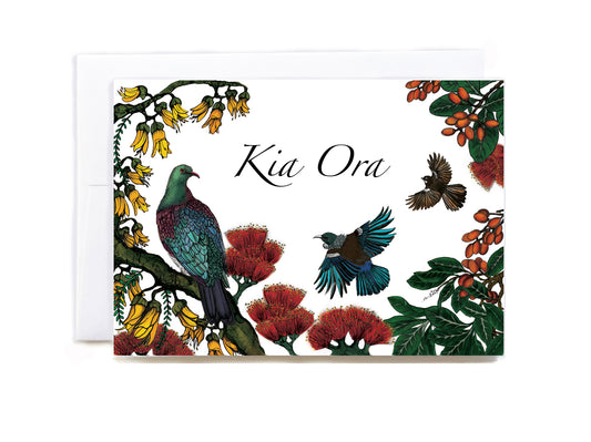 Kia Ora greeting card