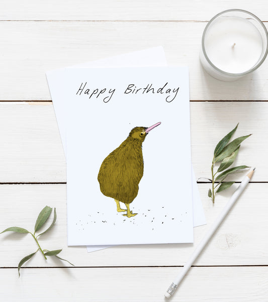 Happy Birthday Kiwi greeting card