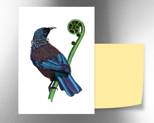 Tūī & koru