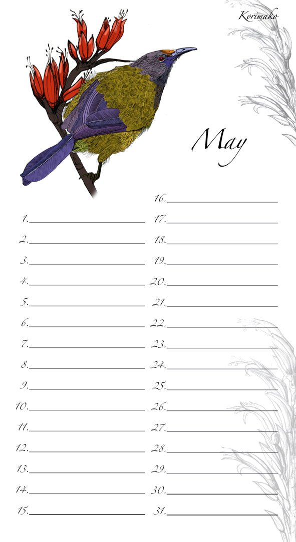 Birthday Calendar - tuiornottui.com