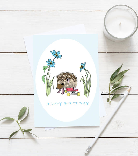 Hedge Hog card - tuiornottui.com