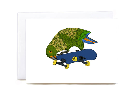 Kea Tweak greeting card - tuiornottui.com