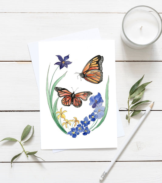 Monarch greeting card - tuiornottui.com