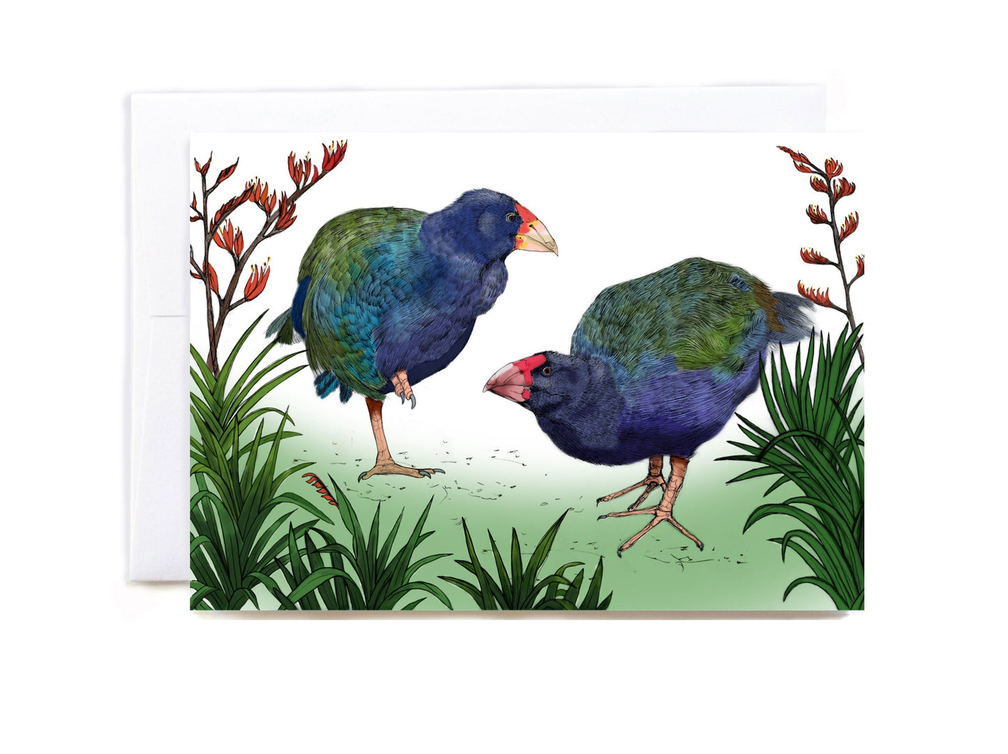 Takahē greeting card - tuiornottui.com