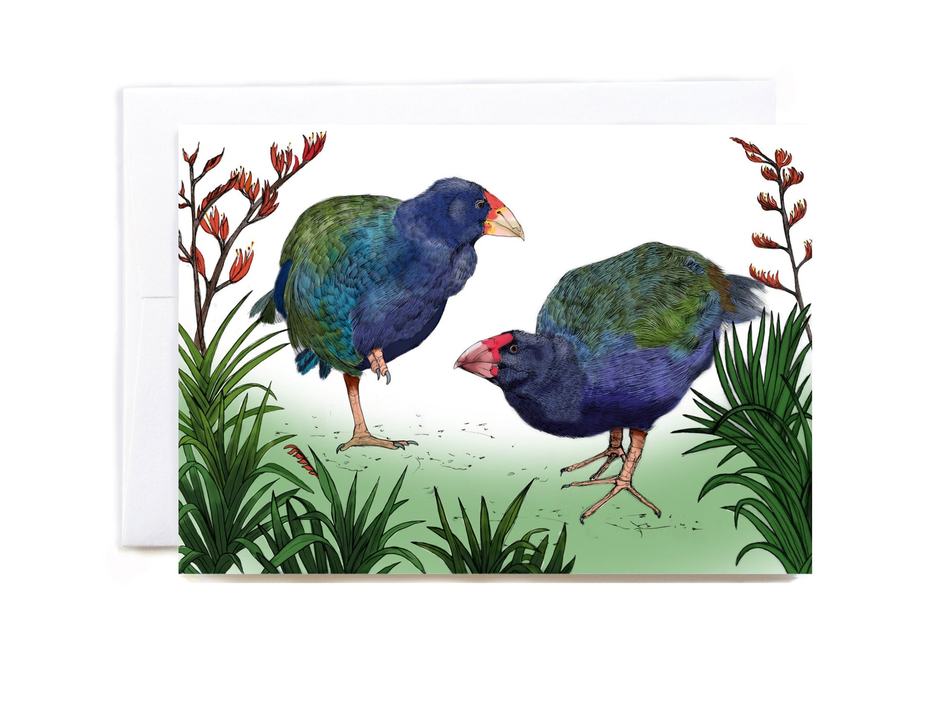 Takahē greeting card - tuiornottui.com
